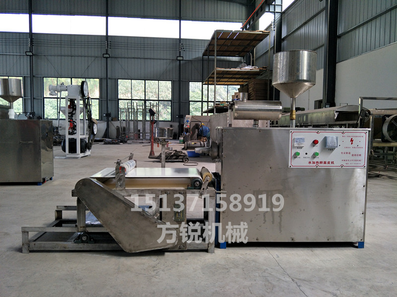 陕西的客户升级大型仿手工全自动面皮机